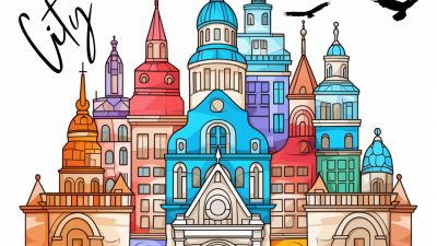 Best Architecture Coloring Page | Coloring Pages Mimi Panda